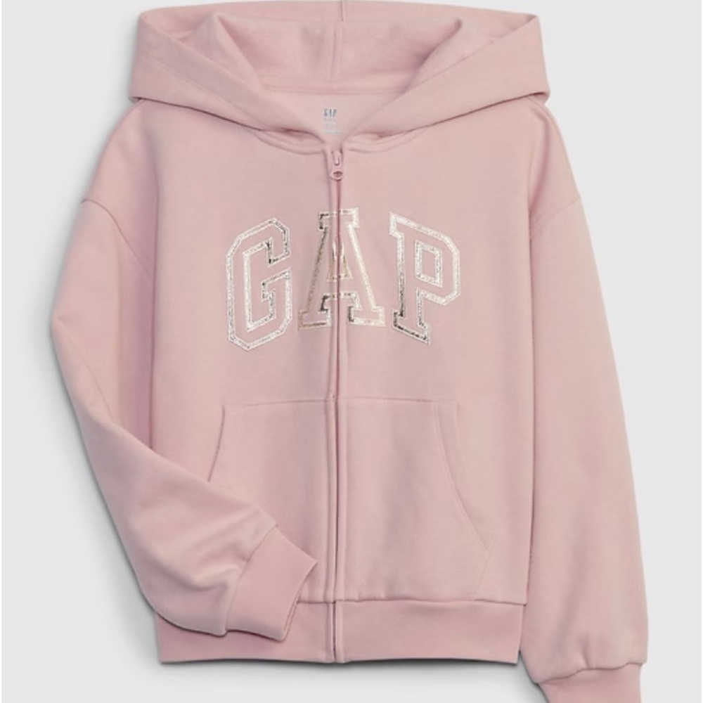 NWT Kids Gap Arch Logo Zip/ Hoodie